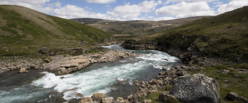 The Soper River in Baffin Island, Canada.