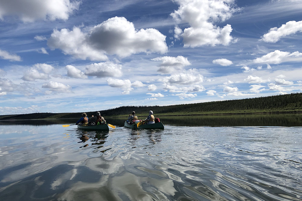 Canoeing the Thelon River in Canada's Northwest Territories.