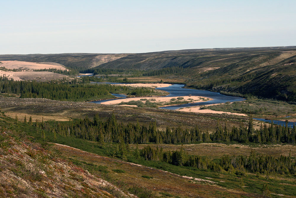 Thelon River Valley in Canada's Northwest Territories.