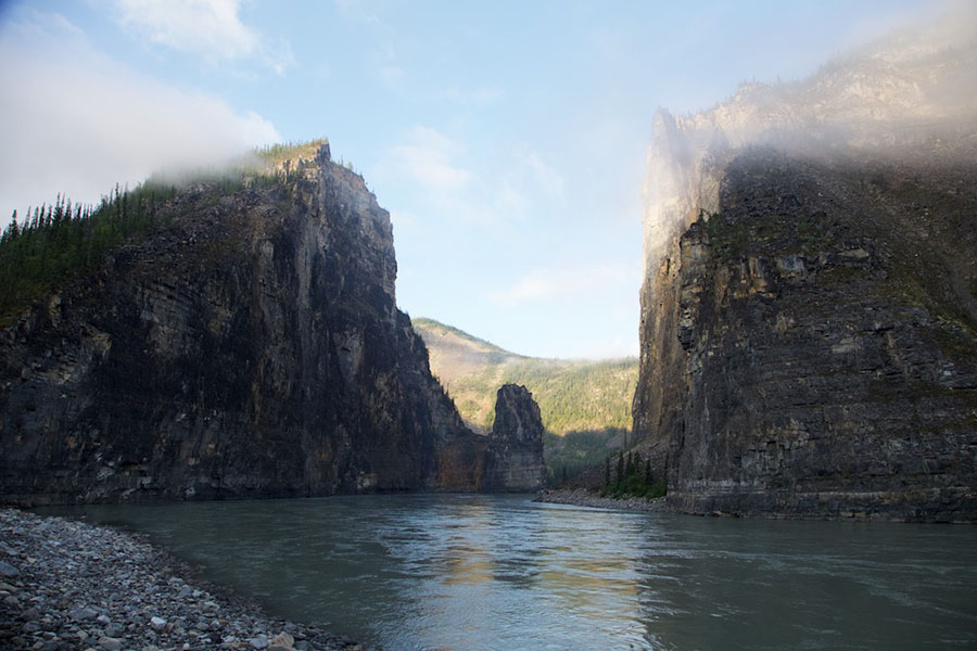 A view of the Gate on the Nahanni River