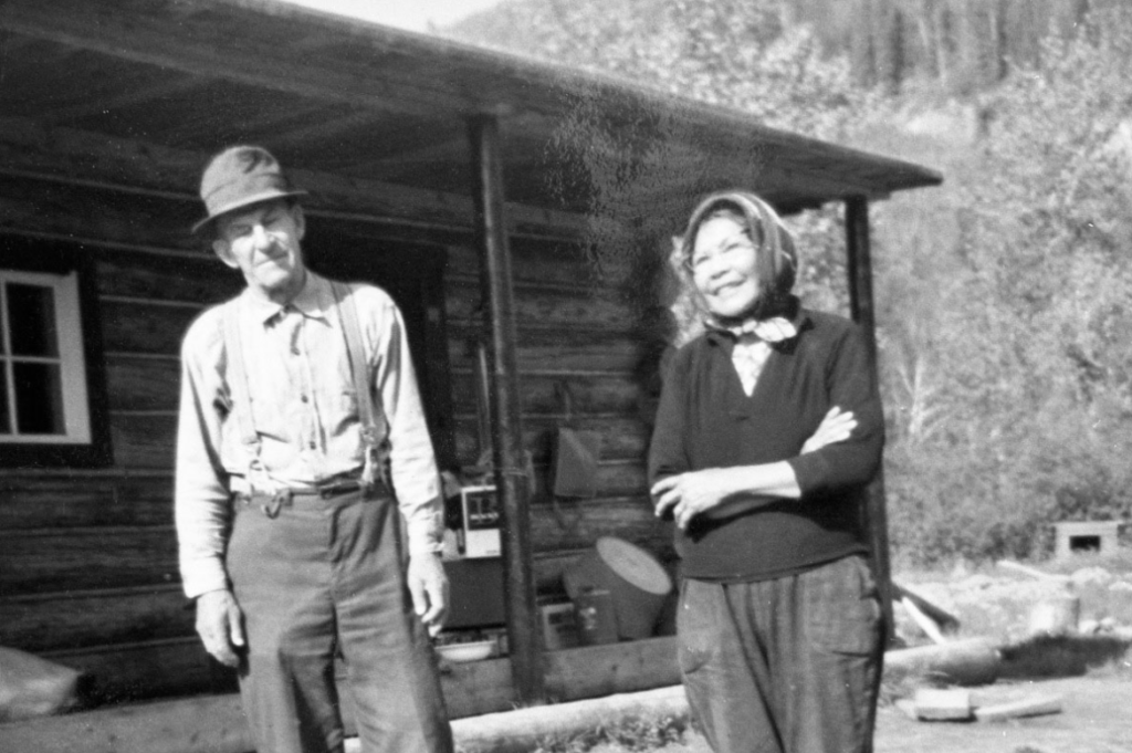 Mary and Gus Kraus on the Nahanni River