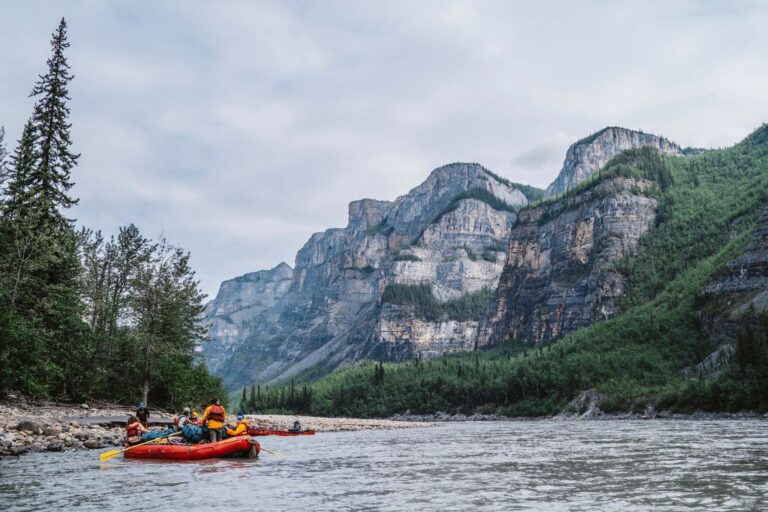Rafting the Nahanni River in Canada's Northwest Territories.