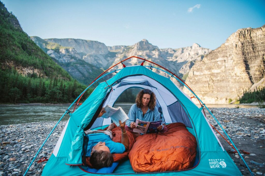 Camping on the Nahanni