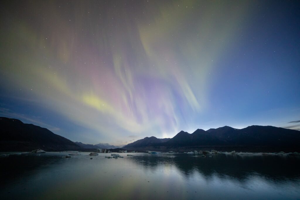 Alsek River Northern Lights