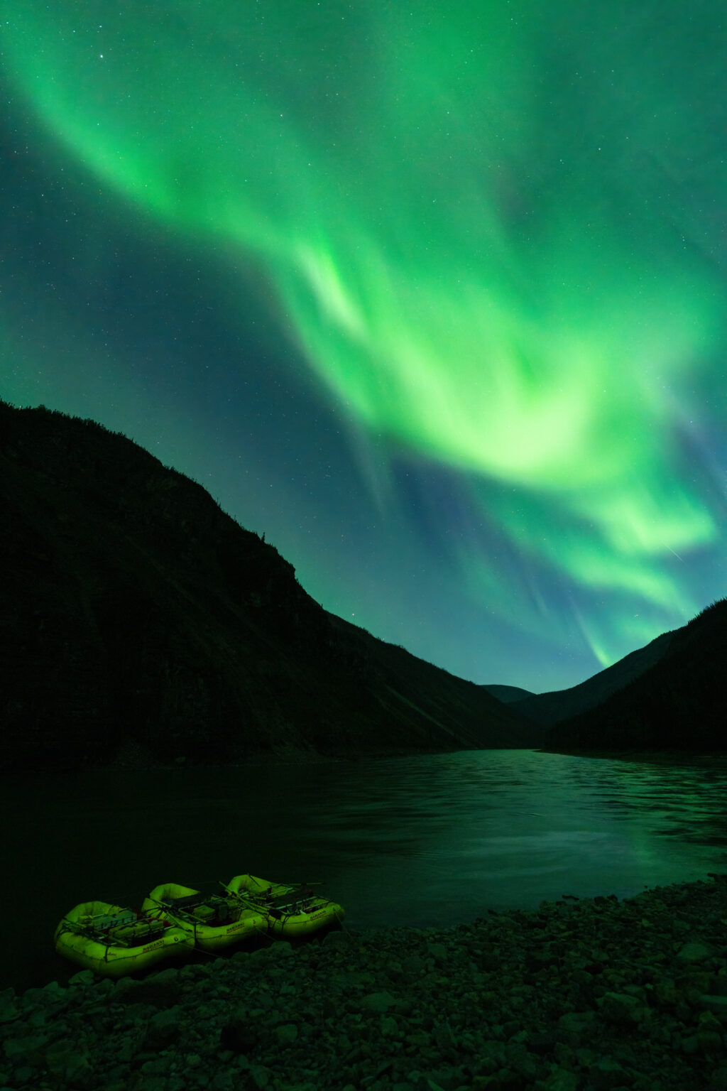 nahanni aurora by anne drinkwater