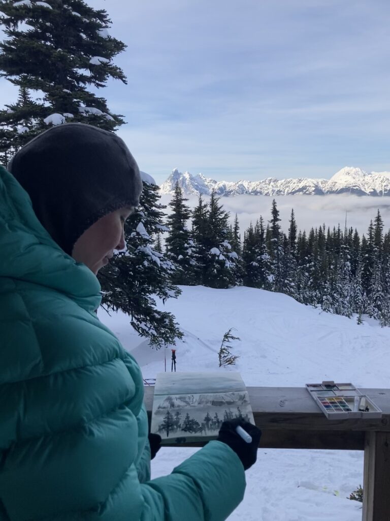 Hankin-Evelyn warming hut, Smithers, BC, Canada.