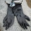 Fleece Lined Rubber Gloves - Image 3
