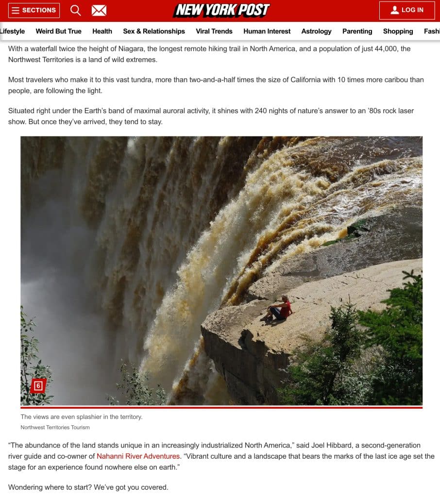 New York Post Wild wild Northwest